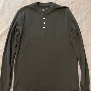 Men’s Black Henley Size Small